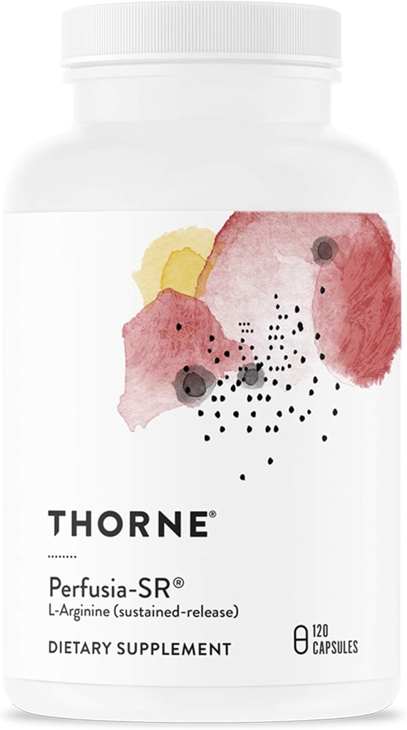 THORNE - L-Arginine Sustained Release (Formerly Perfusia-SR) - Support Heart Function, Nitric Oxide Production & Optimal Blood Flow* - 60 Servings