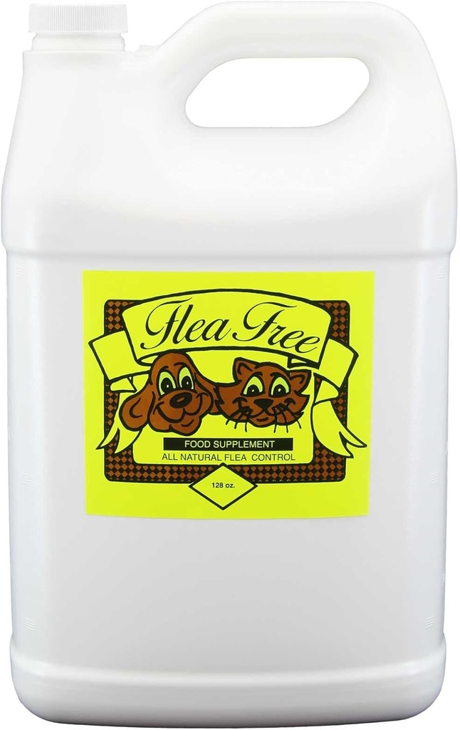 Flea-free καθαρό βιολογικό συμπλήρωμα διατροφής και φυσικά προϊόντα συντροφιάς, 128 ουγγιά