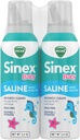 VICKS Sinex Baby Saline Nasal Spray, Drug Free Gentle Nasal Mist, Καθαρίζει άμεσα κάθε μέρα Stuffy Little Noses, Soothes & Hydrates, Ασφαλές για καθημερινή χρήση, Απαλό για όλες τις ηλικίες, 5 OZ x 2