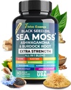 Sea Moss Extract, Black Seed Oil, Ashwagandha, Turmeric & More – 10-σε-1 συμπλήρωμα βοτάνων με Black Pepper & Elderberry – 60 κάψουλες