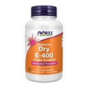 NOW Συμπληρώματα διατροφής, Βιταμίνη E-400 IU D-Alpha Tocopheryl, ξηρή, αντιοξειδωτική προστασία *, 100 κάψουλες Veg