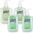 PURELL Advanced Hand Sanitizer Naturals με Φυτικό Αλκοόλ, Εσπεριδοειδή Scent, 8 fl oz αντλία μπουκάλι (πακέτο των 4) - 9626-06-ECDECO