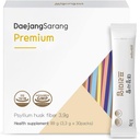 Daejang Sarang (Premium, 30 Sticks) - Psyllium Husk Dietary Fiber Supplement for Digestive Health & Constipation Relief. Φυσικά συστατικά με βάση το φυτό, Gentle Formula 4,960mg.