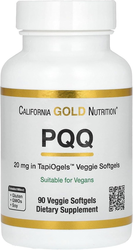 Gold Nutrition της Καλιφόρνιας PQQ, 20 mg, 90 Veggie Softgels