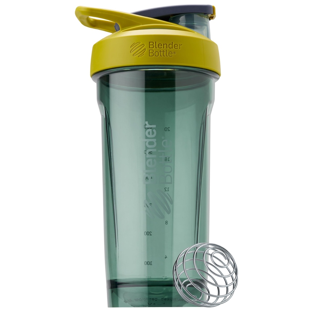 BlenderBottle Sport Shakeer Μπουκάλι με σύρμα Whisk, 28-Ounce, Κίτρινο – Protein Shakes & Hydration για Αθλητές & Fitness Enthusiasts, Easy Mixing, Ανθεκτικό & Ελαφρύ, Κλειστό Lid