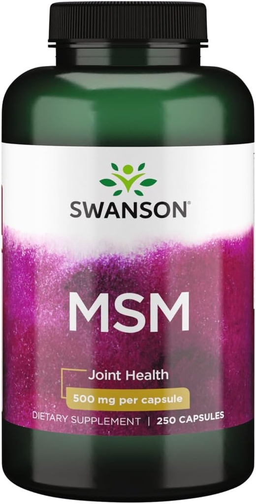 Swanson Msm 500 Milligrams 250 Κάψουλες