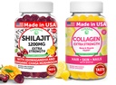 Lunakai USA Made Shilajit & Collagen Extra Strength Gummies Bundle – Ενέργεια, μαλλιά, δέρμα, και υποστήριξη νυχιών – Delicious & Non-GMO