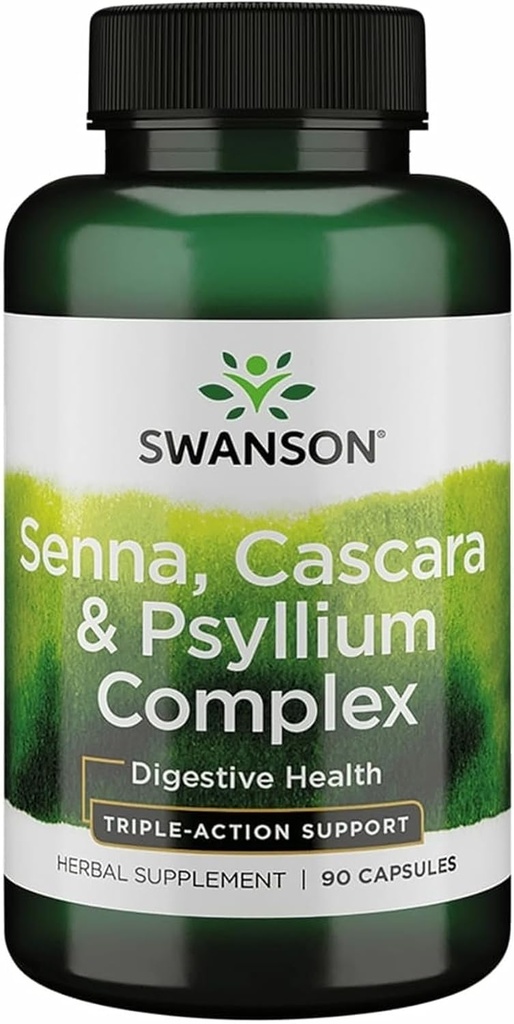 Swanson Senna Psyllium Cascara Complex GI Tract Regularity Support 90 Κάψουλες