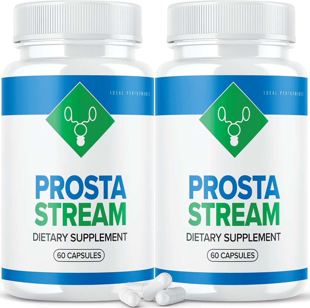 Ideal Performance (2 Pack) Prosta Stream Prostate Supplement Prostastream Pills (120 Capsules)