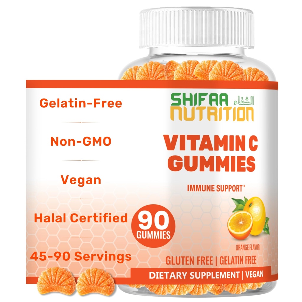 SHIFAA NUTRITION Vegan Vitamin C Gummies 