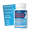 Rawleigh Premium Red Krill Oil: 60 μη GMO Softgels, 1000mg Euphasia Superba Oil την ημέρα, πλούσια σε χολίνη, φωσφολιπίδια, ασταξανθίνη, EPA & DHA Ωμέγα-3 λιπαρά οξέα, για την καρδιά, αρθρώσεις, υγεία του εγκεφάλου