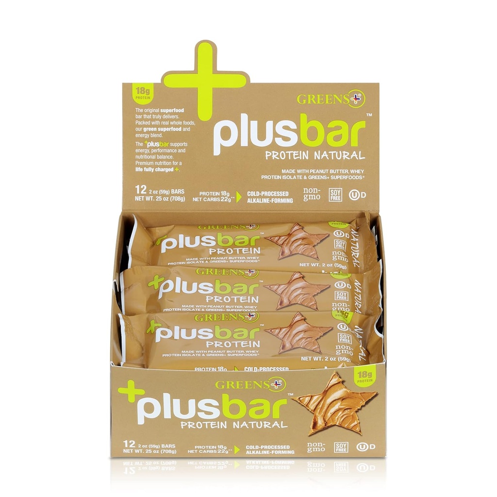 Greens+ Plusbar Πρωτεΐνη Φυσικό 