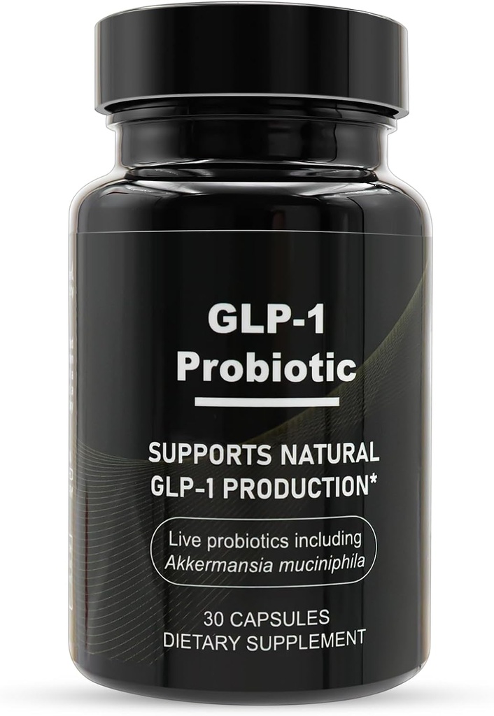 GLP-1 Probiotic - 500M AFU Multi-Strain Probiotic + Prebiotic, Φυσικά Υποστήριξη GLP-1 Παραγωγή & Curb Appetite, Καθυστερημένη απελευθέρωση, τρίτο μέρος δοκιμαστεί, για άνδρες & γυναίκες