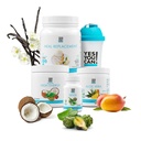 Detox Plus Kit (Βανίλια αντικατάστασης γεύματος, Aloe Vera Mango) - Πλήρης Αντικατάσταση γεύματος σκόνη, υψηλής ενέργειας Shake Booster, συμπλήρωμα Aloe Vera Detox, Μετασχηματισμός υγείας