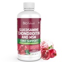 Bio Naturals Υγρή Γλυκοζαμίνη Συμπληρώματα Φαρμακευτικής Βαθμίδας MSM με Υαλουρονικό Οξύ – Μέγιστη Αντοχή Κοινή Υποστήριξη - 32 fl oz