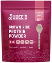 Jude's Gluten's Free Brown Rice Protein Powder - Spruted Rice Formula - Keto-Friendly Plant-based Nutrition - Dairy & Soy-Free Shake Base - 3 lb, Unflaved, Pack of 1