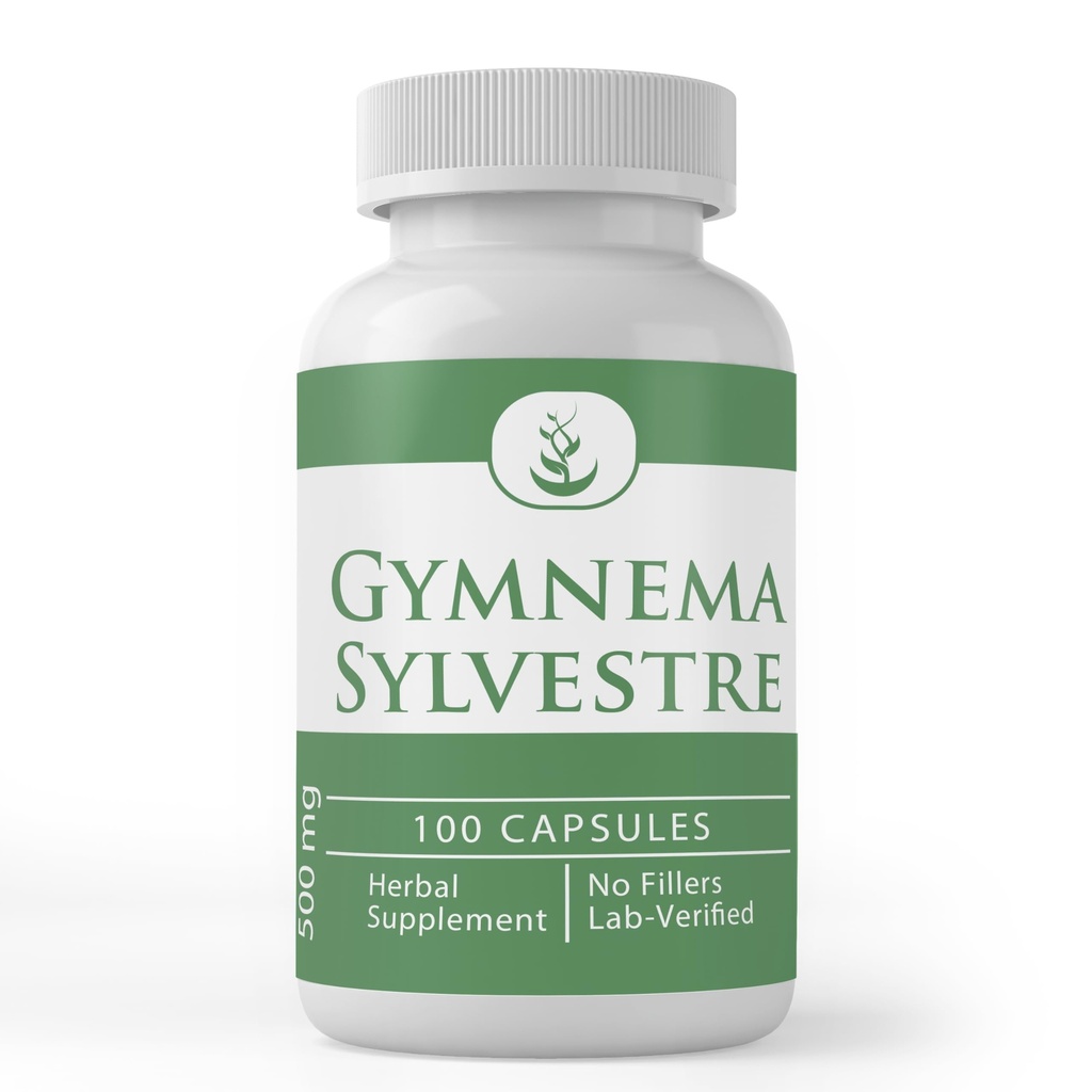 PURE αρχικά ΣΥΣΤΑΤΙΚΑ Gymnema Sylvestre, (100 κάψουλες), πάντα καθαρό, χωρίς πρόσθετα ή πληρωτικά, Εργαστήριο Επαληθευμένο
