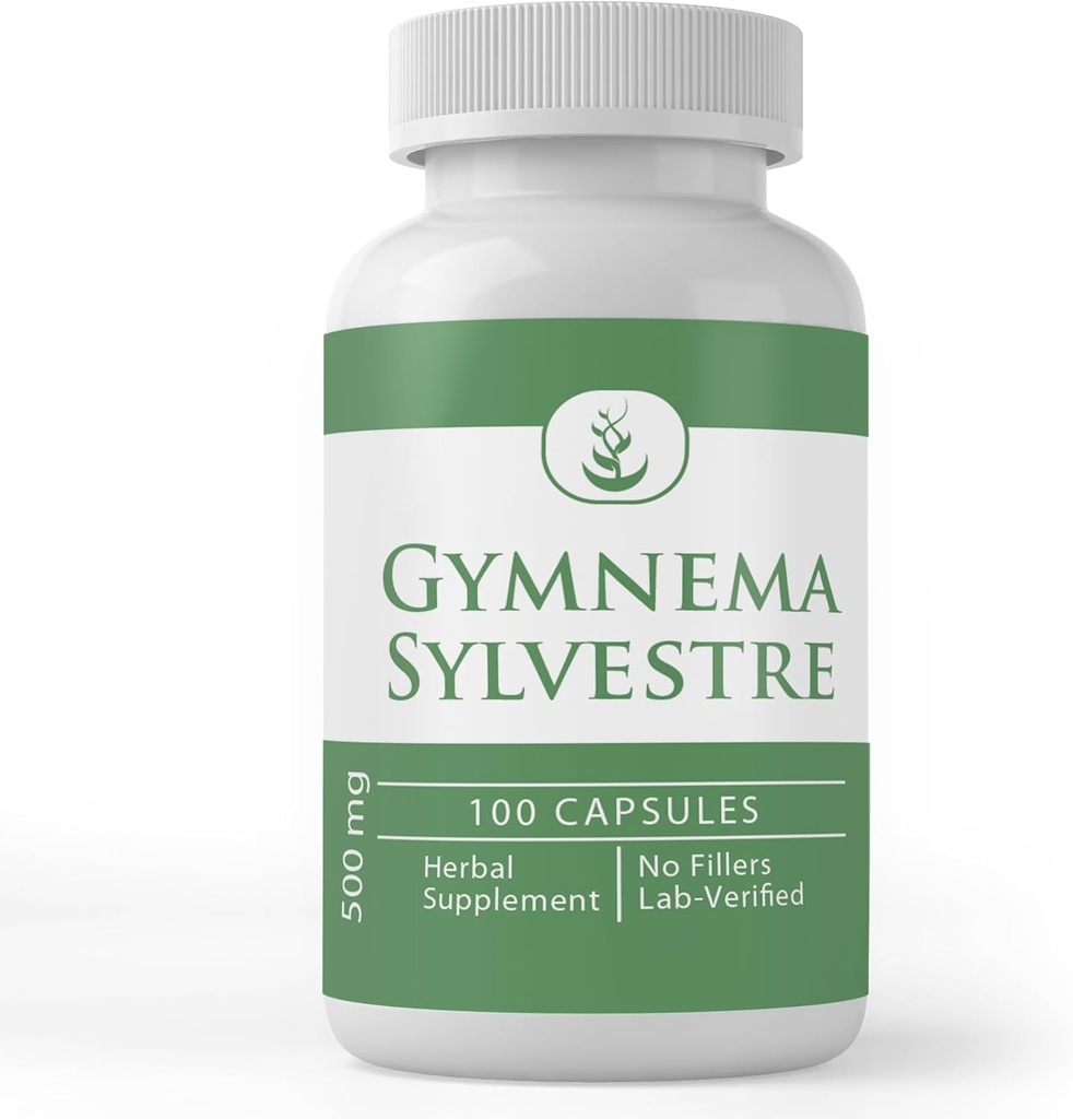 PURE αρχικά ΣΥΣΤΑΤΙΚΑ Gymnema Sylvestre, (100 κάψουλες), πάντα καθαρό, χωρίς πρόσθετα ή πληρωτικά, Εργαστήριο Επαληθευμένο