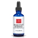 Organic Nascent Iodine Supplement Deep-Earth Sourced. Supports & Detoxifies Thyroid. Metabolism Heath, Focus & Better Sleep. 1,950 mcg per Serving