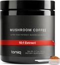 Mushroom Coffee - Ultra High Potency 10:1 Συμπυκνωμένο εκχύλισμα - Κολομβιανή πηγασμένα φασόλια με 10 Mushroom Blend, Mane & Cordyceps Lion's - Πλούσιος & Λειτουργικός καφές Εναλλακτική - τρίτο μέρος εργαστήριο δοκιμαστεί