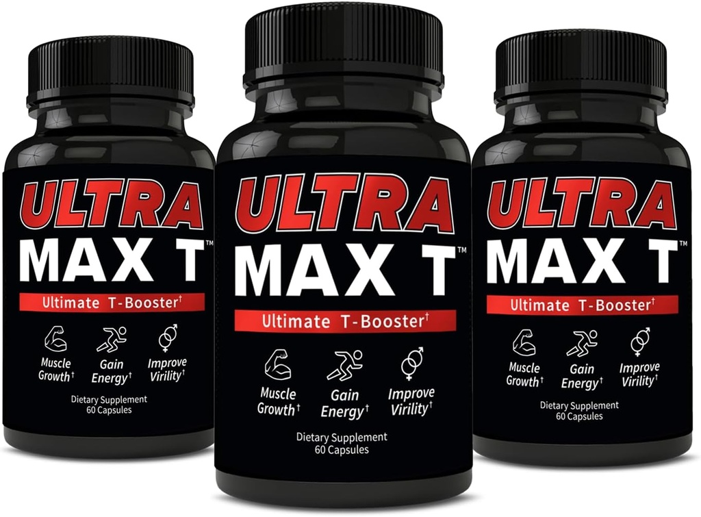 Andro400 UltraMax T – Advanced Testosterone Support for Men & Women – Tongkat Ali 200:1, D-Aspartic Acid, Garcinia Cambogia, ForsLean® – 180 Capsules, 90-Day Supply