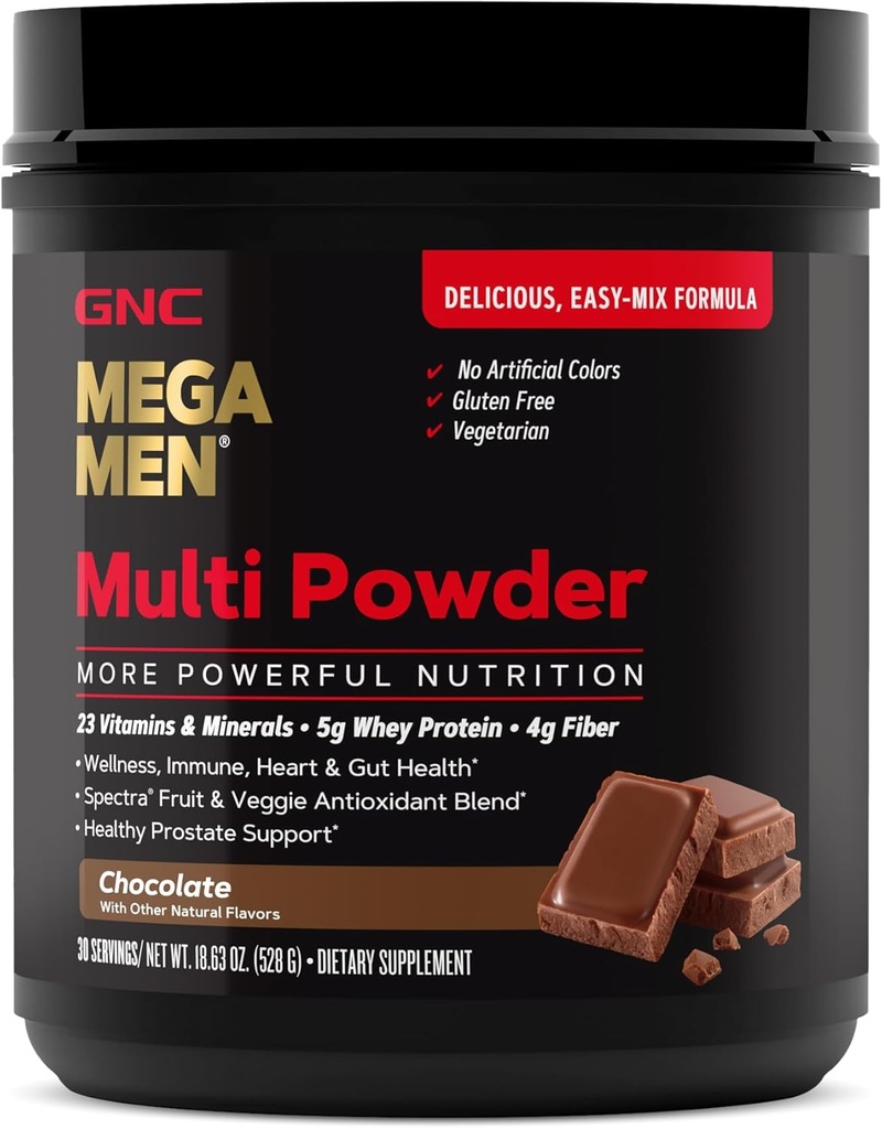 GNC Mega Men Multi σοκολάτα σκόνης