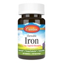 Carlson Chewable Iron 27 mg, Σταφύλι, Υγεία του Αίματος, 30 δισκία