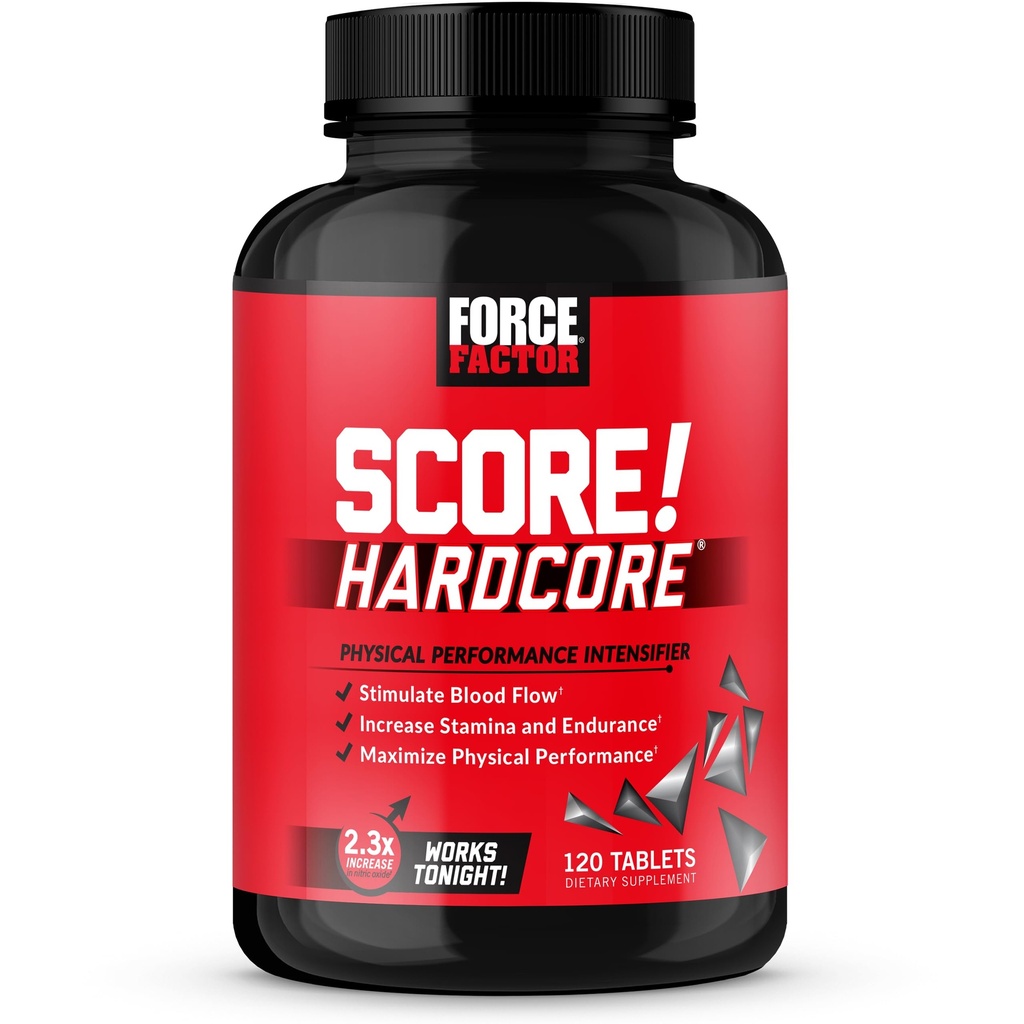 Βαθμός Δύναμης! Hardcore Nitric Oxide Booster συμπλήρωμα για τους άνδρες με L-Citrulline, Yohimbe, Black Maca & B Βιταμίνες για την αύξηση της Stamina, και Maximize Φυσική Απόδοση, 120 δισκία