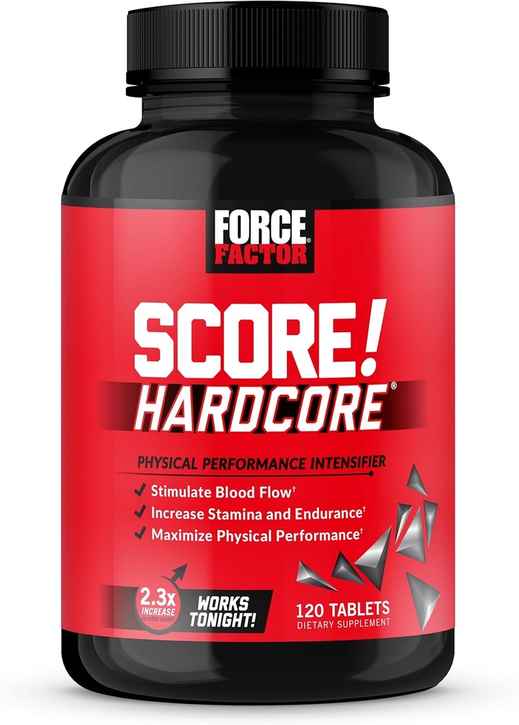 Βαθμός Δύναμης! Hardcore Nitric Oxide Booster συμπλήρωμα για τους άνδρες με L-Citrulline, Yohimbe, Black Maca & B Βιταμίνες για την αύξηση της Stamina, και Maximize Φυσική Απόδοση, 120 δισκία