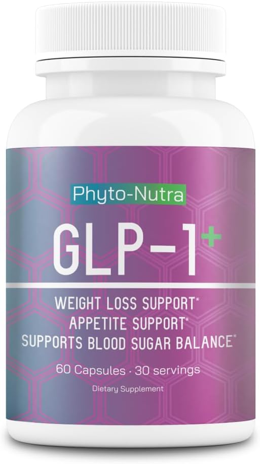 GLP-1 + (60 κάψουλες 1 φιάλη) Vegan, φυσικό συμπλήρωμα, εργαστηριακό τεστ, απώλεια βάρους, ικανοποιητική πείνα, μη-GMO, χωρίς γλουτένη, GLP 1, GLP1