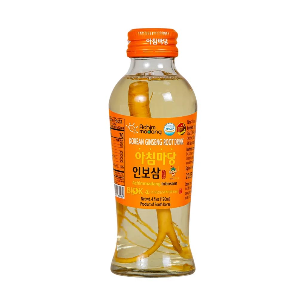 Inbosam Korean Ginseng Drink Root Drink, 10 Bottles, 4 fl oz Each
