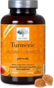 NEW NORDIC Turmeric Curcumin Gummies, Sugar Free, 300 mg Turmeric συμπλήρωμα για άνδρες και γυναίκες, Υποστηρίζει κανονικά τη λειτουργία αρθρώσεις, γόνατα, ώμους, Mango Orange, 60 Count