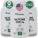 Glycine 1000MG Amino Acid Sleep Support Κάψουλες υποστήριξης ύπνου (3-Pack) - 90 ημέρες προσφοράς - αποκατάσταση των μυών, υγεία των νεφρών & σχηματισμός