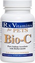 Rx Βιταμίνες Bio-C - Βιταμίνη C για σκύλους και γάτες - με Λεμόνι Bioflavonoids για Αλλεργική Ανακούφιση - Συμπλήρωμα Ανοσολογικής Υποστήριξης - Προάγει Υγιεινό Κρέας και Δέρμα - Συμπλήρωμα Κοινής Χρήσης - 4 oz
