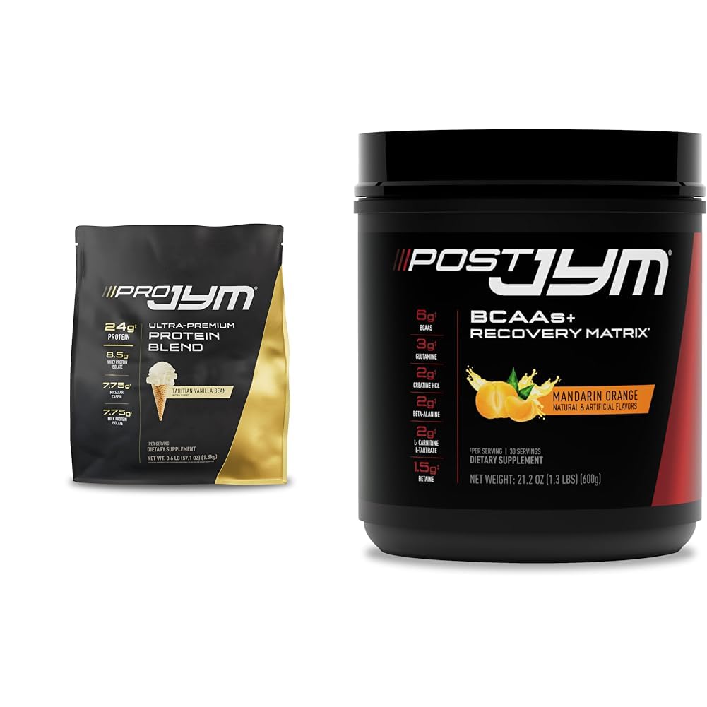 PRO JYM 45 Υπηρεσίες - Tahitian Vanilla Bean & - Μετά την προπόνηση με BCAA, Γλουταμίνη, Creatine HCL