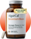 AlgaeCal - Strontium Boost, Φυσικό συμπλήρωμα ασβεστίου για την αύξηση της πυκνότητας των οστών, Strontium Citrate 680 mg, Εύκολο στην κατάποση για την υγεία των οστών και την αντοχή των οστών, χωρίς γλουτένη - 60 Veggie Caps- Κατασκευασμένο στις ΗΠΑ