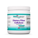 Nutricology Dietary Fiber Powder - 2000mg Αδιάλυτη Fiber Supplement, Μικροκρυσταλλική Κυτταρίνη Σκόνη, Σκόνη Κυτταρίνης, Μη-Fermentable, Hypoallergenic - 8.8 Oz