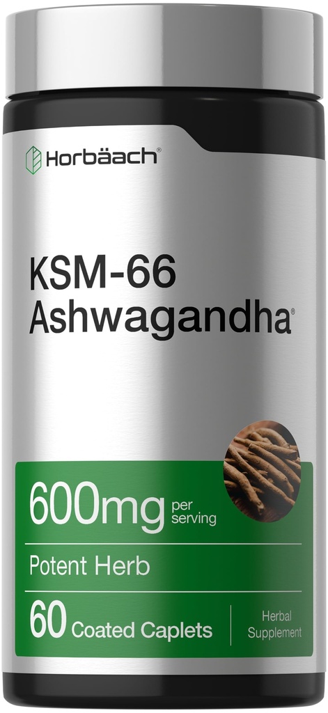 Horbäach KSM-66 Ashwagandha Συμπληρώματα Caplets 