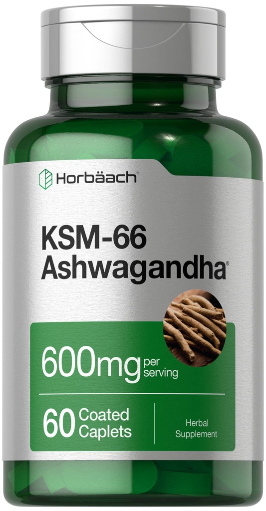Horbäach KSM-66 Ashwagandha Συμπληρώματα Caplets 