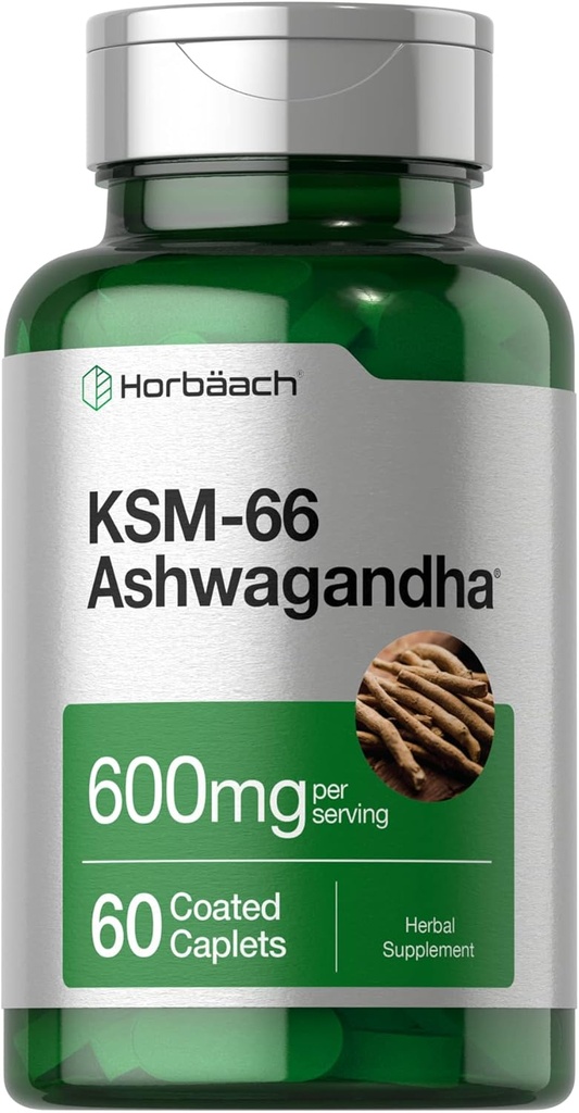 Horbäach KSM-66 Ashwagandha Συμπληρώματα Caplets 