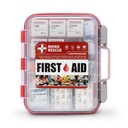 RHINO RESCUE 371 Τεμάχια OSHA All-Purpose Kit Πρώτες Βοήθειες, Σπίτι & Γραφείο Επαγγελματικών Ιατρικών Προμήθειων, Ιδανικό για Επείγουσα ανάγκη, Σχολείο, Επιχειρήσεις