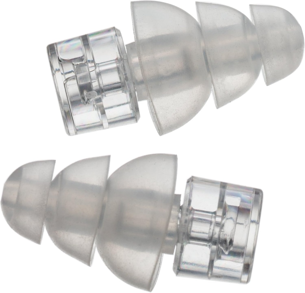 Etymotic Research ER20XS Earplugs Υψηλής Φιλικότητας (Συνεργασίες, Μουσικοί, Αεροπλάνα, Μοτοσυκλέτες, Ευαισθησία και Παγκόσμια Προστασία Ακρόασης) - Μεγάλο, Καθαρό Stem