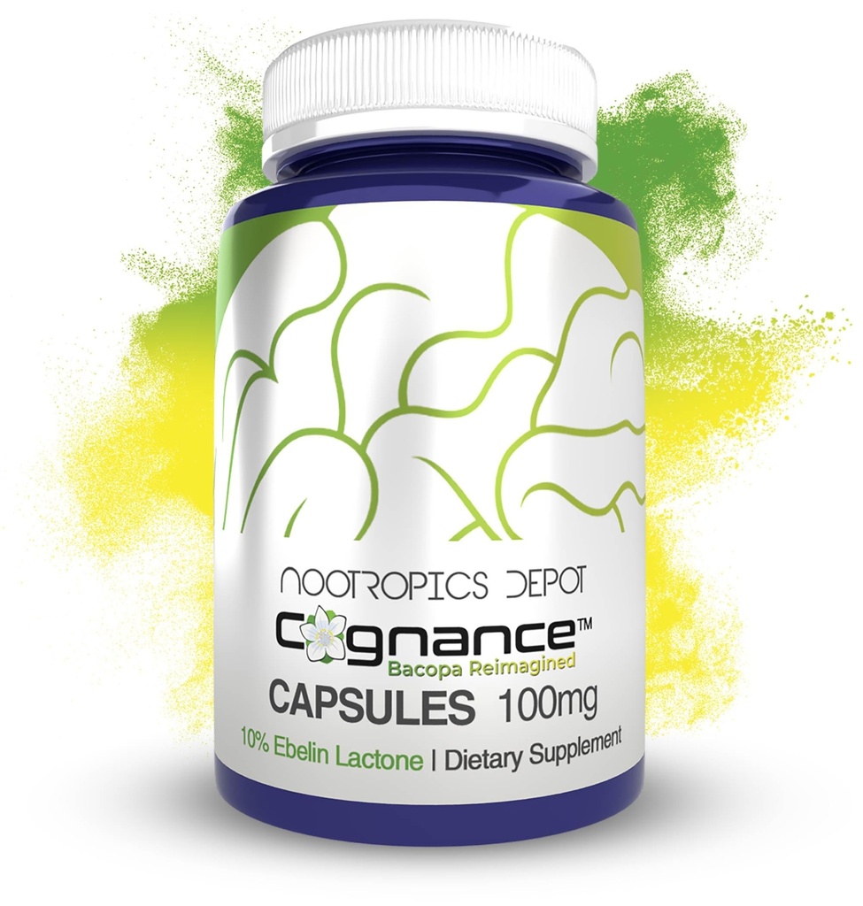 Nootropics Depot Cognance Enhanced Bacopa Capses 