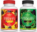 Vegetarian Balance of Superfoods Reds Fruits and Greens | Vegan Vegetables Fruits and Veggie | Natural Balance of 90 Fruits, 90 Veggies Capsules for Men, Women and Kids | Nature Vitamins and Minerals