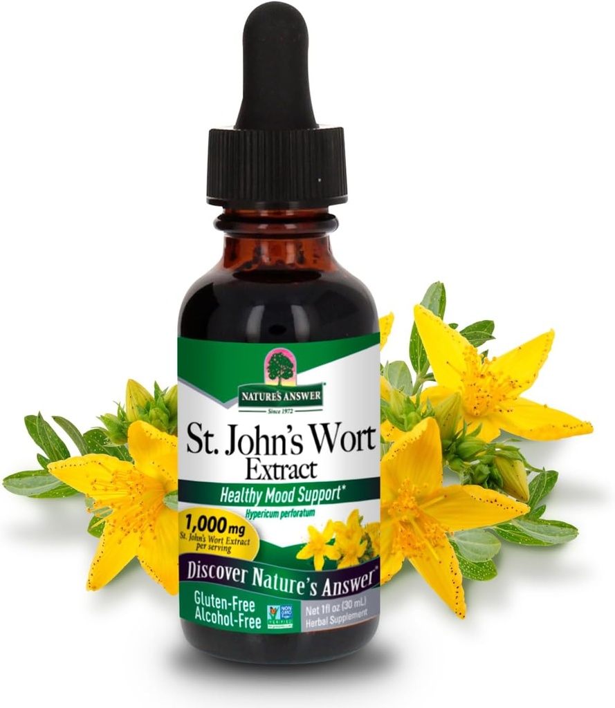 Απάντηση της φύσης St. John's Wort Liquid Extract (Hypericum Perforatum) 