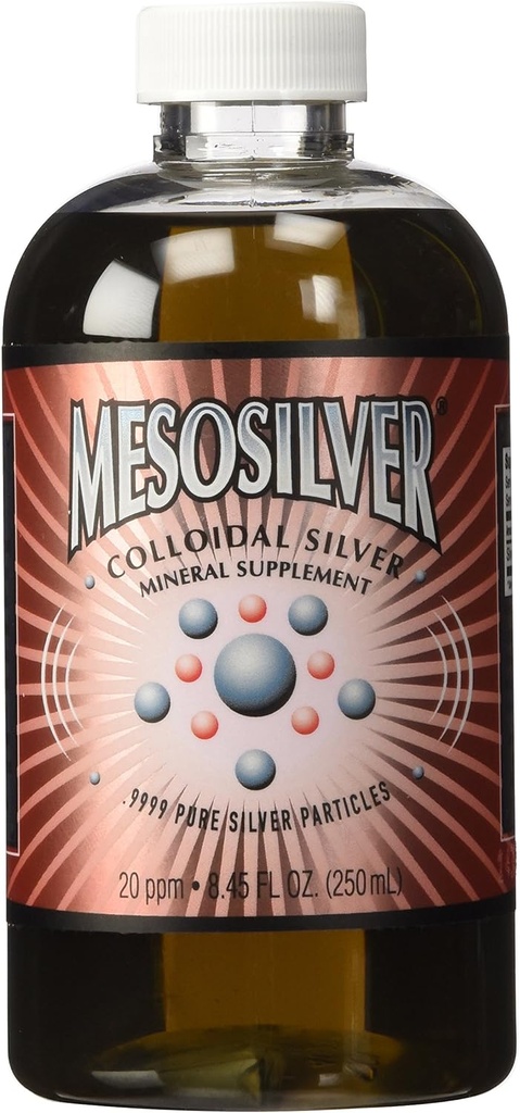 MesoSilver ® 20 ppm κολλοειδές ασήμι 250 mL/8.45 Oz