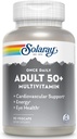 Solaray Once Daily Adult 50+ Complete Multivitamin for Women & Men, Essential Vitamins & Chelated Minerals for Healthy Energy, Heart, Brain & Immune Support, With CoQ10 & Lutein, Iron Free, 90 VegCaps