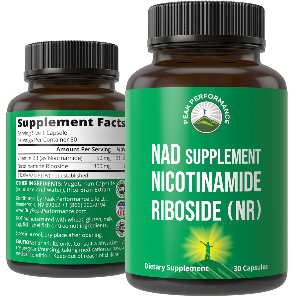 Nicotinamide Riboside NR Συμπλήρωμα. NMN εναλλακτικό συμπλήρωμα NAD + νιακιναμίδιο για NAD+ επίπεδα όπως εμείς ηλικία. Τρίτο μέρος δοκιμαστεί, μη-GMO, Χωρίς γλουτένη, Vegan NR συμπληρώματα βιταμίνης για γυναίκες και άνδρες