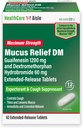 HealthCareAisle Guaifenesin 1200 mg Dextromethorphan Hydrobromide 60 mg δισκία παρατεταμένης αποδέσμευσης - 42 Count - Mucus Relief Reventorant και Cuff Suppressant Formated for Chest Confestion Relief