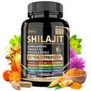 Shilajit Supplement with Sea Moss, Ashwagandha, Tongkat Ali - Shilajit Καθαρό Ιμαλαΐων Βιολογικό Fulvic Acid Κάψουλες - 90 Count